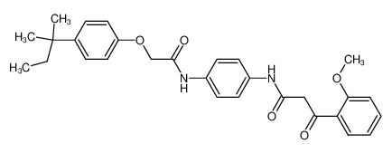 (2-Methoxy-benzoyl)-essigsaeure-(4-((4-tert-pentyl-phenoxy)-acetamino)-anilid) CAS:96310-41-7 manufacturer & supplier