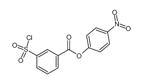 m-Chlorsulfonyl-benzoesaeure-p-nitrophenylester_96313-60-9