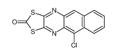 5-chloro-benzo[g][1,3]dithiolo[4,5-b]quinoxalin-2-one_96313-72-3