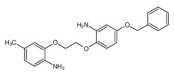 2-(2-(2-amino-4-(benzyloxy)phenoxy)ethoxy)-4-methylaniline_96315-20-7