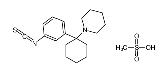 Metaphit,1-(1-(3-Isothiocyanato)phenyl)cyclohexylpiperidine_96316-00-6