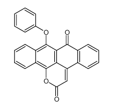 9-phenoxynaphthaceno(12,11-bc)-2,8-pyrandione_96318-66-0