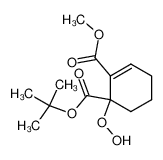 3-Hydroperoxy-cyclohexen-(1)-dicarbonsaeure-(2,3)-2-methylester-3-tert.butylester_96329-30-5