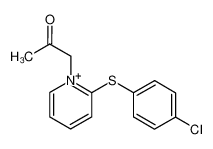 2-(4-chloro-phenylsulfanyl)-1-(2-oxo-propyl)-pyridinium_96329-80-5