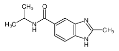 2-methyl-1(3)H-benzoimidazole-5-carboxylic acid isopropylamide_96330-10-8