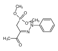 (3-Oxo-2-phenylhydrazono-butyl-(1))-phosphonsaeure-dimethylester_96331-27-0