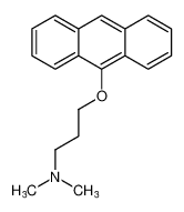 1-Propanamine, 3-(9-anthracenyloxy)-N,N-dimethyl-_96334-53-1