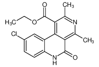 ethyl 9-chloro-2,4-dimethyl-5-oxo-5,6-dihydrobenzo[c][2,7]naphthyridine-1-carboxylate_96335-54-5