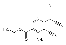 4-Amino-3-cyano-2-dicyanomethyl-5-ethoxycarbonylpyridine_96335-89-6