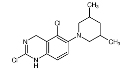 Quinazoline, 2,5-dichloro-6-(3,5-dimethyl-1-piperidinyl)-1,4-dihydro-_96336-60-6