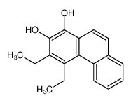 3,4-diethylphenanthrene-1,2-diol_96339-95-6