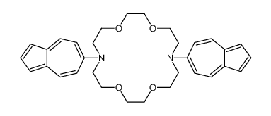 1,4,10,13-Tetraoxa-7,16-diazacyclooctadecane, 7,16-di-6-azulenyl-_96355-57-6