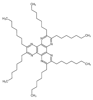 2,3,6,7,10,11-Hexaheptyldipyrazino(2,3-f:2',3'-h)chinoxalin_96355-61-2