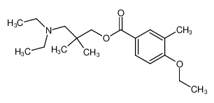 4-Ethoxy-3-methyl-benzoic acid 3-diethylamino-2,2-dimethyl-propyl ester_96368-20-6