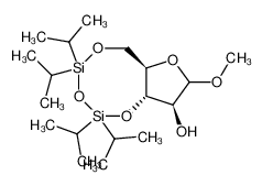 methyl 3,5-O-(tetraisopropyldisiloxane-1,3-diyl)-α,β-D-arabinofuranoside_96392-61-9