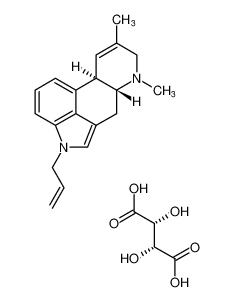 (6aR,10aR)-4-allyl-7,9-dimethyl-4,6,6a,7,8,10a-hexahydroindolo[4,3-fg]quinoline (2R,3R)-2,3-dihydroxysuccinate_96393-94-1