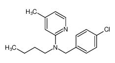 2-Pyridinamine, N-butyl-N-[(4-chlorophenyl)methyl]-4-methyl-_96400-23-6