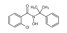 Benzamide, 2-chloro-N-hydroxy-N-(1-methyl-1-phenylethyl)-_96403-06-4
