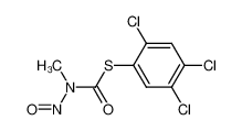 N-(methyl)-N-nitrosocarbamate du trichloro-2,4,5 thiophenol_96408-97-8