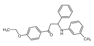 4-Aethoxy-β-m-toluidino-β-phenyl-propiophenon_96414-59-4