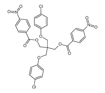 Bis-4-nitro-benzoat des 2.2-Bis-(4-chlor-phenoxymethyl)-propandiols-(1.3)_96414-98-1