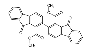 9,9'-dioxo-[2,2']bifluorenyl-1,1'-dicarboxylic acid dimethyl ester_96416-36-3