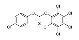 Thiocarbonic acid O-(4-chloro-phenyl) ester O-pentachlorophenyl ester_96417-06-0
