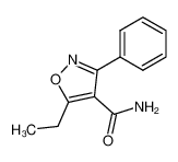 5-ethyl-3-phenyl-isoxazole-4-carboxylic acid amide_96436-09-8