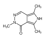1,2-dihydro-2,5,7-trimethyl-6H-pyrrolo(3,4-d)pyridazine-1-one_96441-61-1