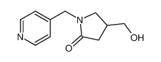 2-Pyrrolidinone, 4-(hydroxymethyl)-1-(4-pyridinylmethyl)-_96449-77-3