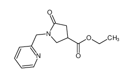 3-Pyrrolidinecarboxylic acid, 5-oxo-1-(2-pyridinylmethyl)-, ethyl ester_96449-88-6