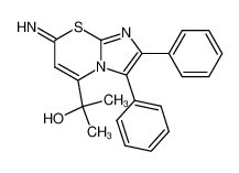 2-(7-Imino-2,3-diphenyl-7H-imidazo[2,1-b][1,3]thiazin-5-yl)-propan-2-ol_96450-15-6