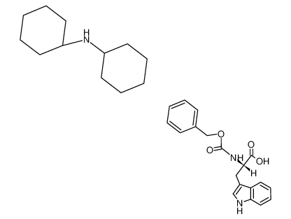 (S)-2-Benzyloxycarbonylamino-3-(1H-indol-3-yl)-propionic acid; compound with dicyclohexyl-amine_96452-54-9