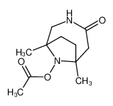1,6-dimethyl-9-acetoxy-3,9-diazabicyclo(4.2.1)nonan-4-one_96453-86-0
