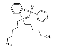 N-Benzolsulfonyl-dihexyl-phenyl-phosphonimidsaeure_96457-43-1