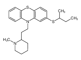 2-sec-butylsulfanyl-10-[2-(1-methyl-piperidin-2-yl)-ethyl]-10H-phenothiazine_96457-89-5