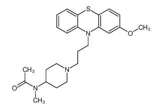 N-{1-[3-(2-methoxy-phenothiazin-10-yl)-propyl]-piperidin-4-yl}-N-methyl-acetamide_96459-69-7