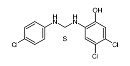 N-(4-chloro-phenyl)-N'-(4,5-dichloro-2-hydroxy-phenyl)-thiourea_96460-31-0