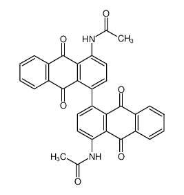 N-(4'-Acetylamino-9,10,9',10'-tetraoxo-9,10,9',10'-tetrahydro-[1,1']bianthracenyl-4-yl)-acetamide_96467-27-5
