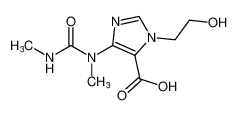 4-(1,3-dimethylureido)-1-(2-hydroxyethyl)-1H-imidazole-5-carboxylic acid_96474-38-3