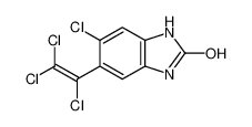 5-chloro-6-(1,2,2-trichloroethenyl)-1,3-dihydrobenzimidazol-2-one_96474-75-8