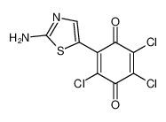 2-amino-5-(3,4,5-trichloro-1,4-benzoquinon-2-yl)thiazole_96475-30-8
