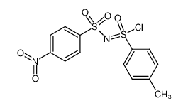 N-(4-nitrobenzenesulfonyl) 4-methylphenyl sulfonimidoyl chloride_96486-87-2
