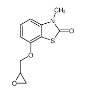 2(3H)-Benzothiazolone, 3-methyl-7-(oxiranylmethoxy)-_96489-26-8