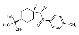 1-[(R)-(R)-Bromo-(4-tert-butyl-cyclohexyl)-methanesulfinyl]-4-methyl-benzene_96493-69-5