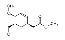 ((1R,4S,5R)-5-Formyl-4-methoxy-cyclohex-2-enyl)-acetic acid methyl ester_96493-91-3