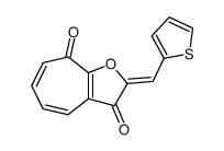 2-[1-Thiophen-2-yl-meth-(Z)-ylidene]-cyclohepta[b]furan-3,8-dione_96497-46-0