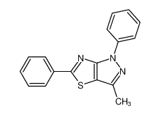 1H-Pyrazolo[3,4-d]thiazole, 3-methyl-1,5-diphenyl-_96497-50-6