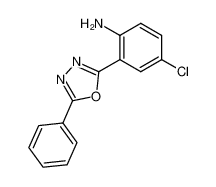 2-(2-Amino-5-chlorophenyl)-5-phenyl-1,3,4-oxadiazole_96499-00-2