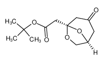 ((1S,5S)-3-Oxo-6,8-dioxa-bicyclo[3.2.1]oct-5-yl)-acetic acid tert-butyl ester_96501-92-7